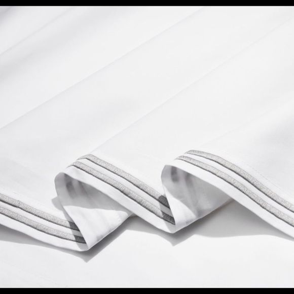 Ralph Lauren Hudson Park Italian Percale King Fiat Sheet Collection - Used - Picture 3 of 5